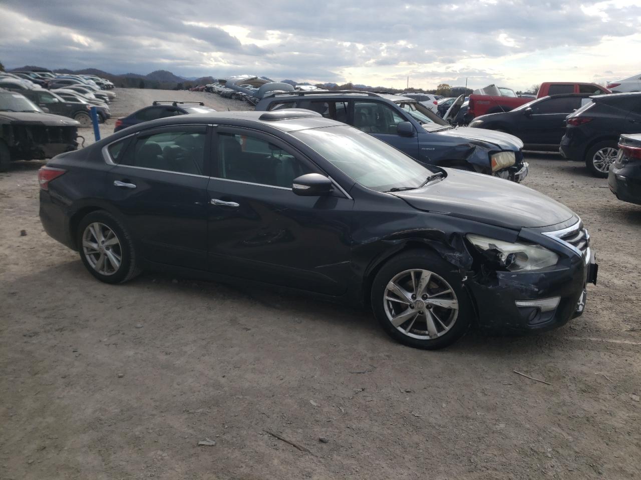 2014 Nissan Altima VIN 1N4AL3AP0EC145009 Copart auction photo, front end / side damage thumbnail 4