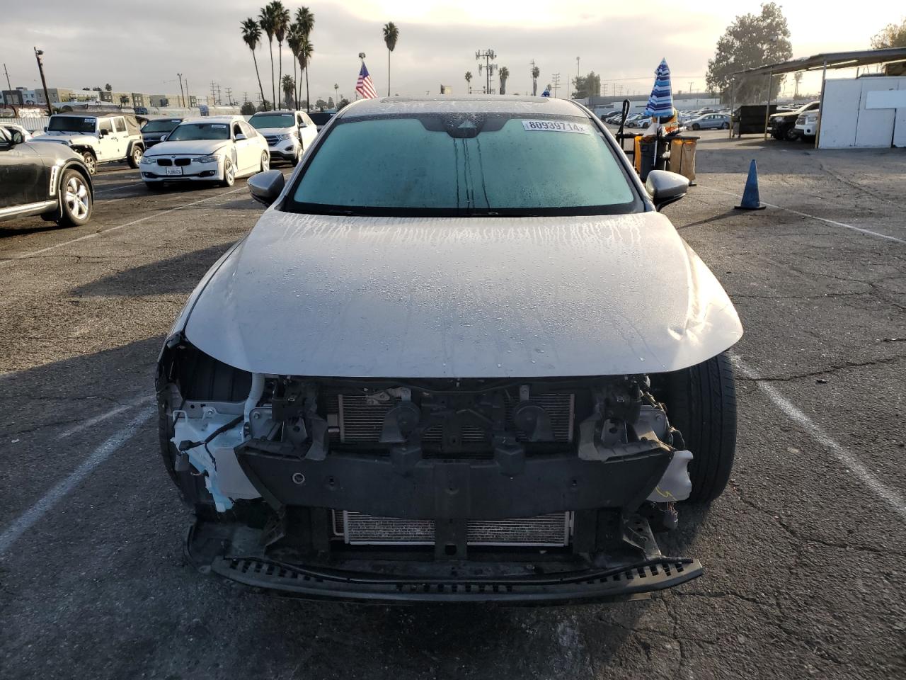 2022 Mazda 3 VIN JM1BPADL6N1500230 Copart auction photo, front end / undercarriage damage thumbnail 5