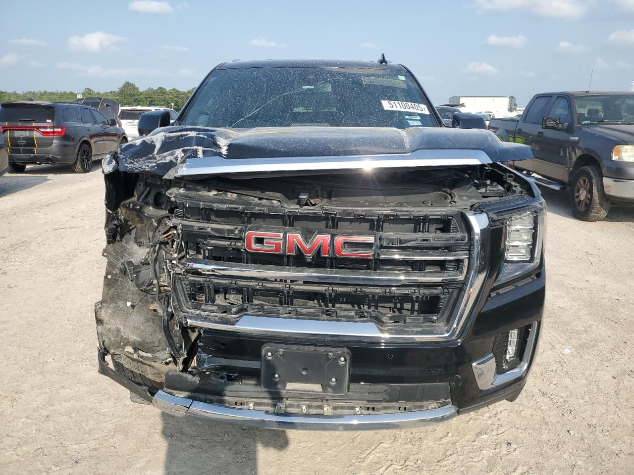 2022 GMC Yukon VIN 1GKS2GKDXNR209507 Copart auction photo, front end / rear end damage thumbnail 5