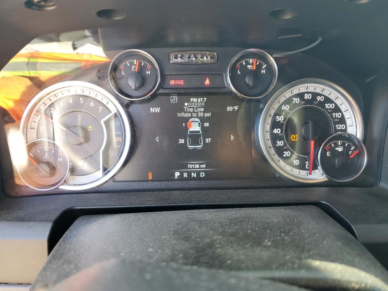 2019 RAM 1500 VIN 1C6RR6GG0KS704233 Copart auction photo, front end / rear end damage thumbnail 9