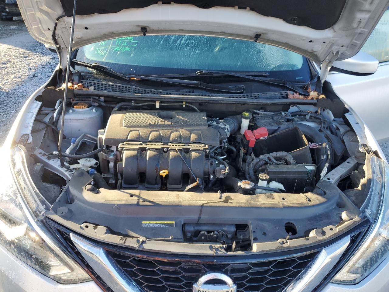 2017 Nissan Sentra VIN 3N1AB7AP0HL720032 Copart auction photo, undercarriage / front end damage thumbnail 11