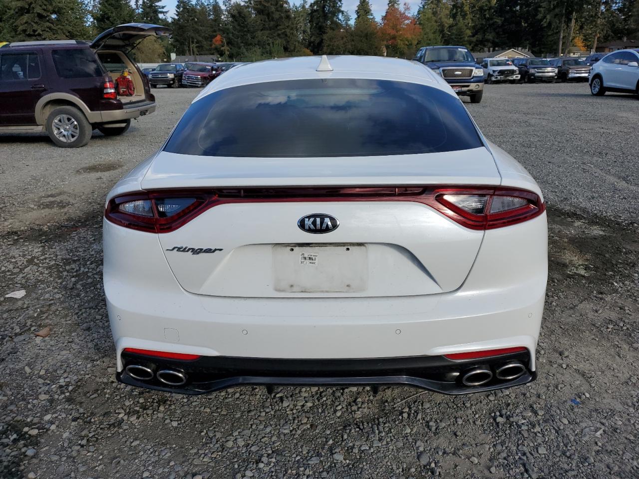 2018 KIA Stinger VIN KNAE15LA1J6031368 Copart auction photo, front end / mechanical damage thumbnail 6