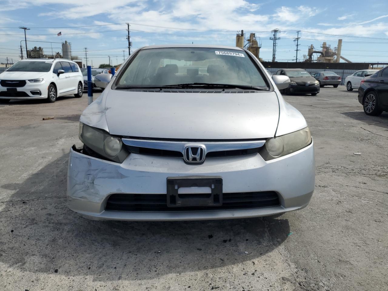 2008 Honda Civic VIN JHMFA36228S006818 Copart auction photo, front end damage thumbnail 5