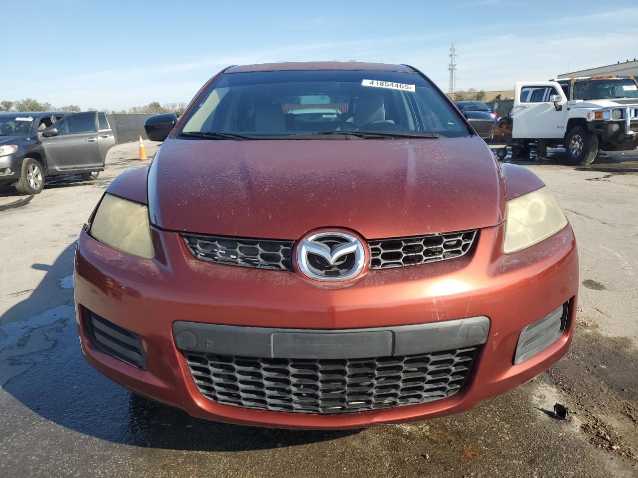 2007 Mazda CX-7 VIN JM3ER293470129431 Copart auction photo, side / front end damage thumbnail 5
