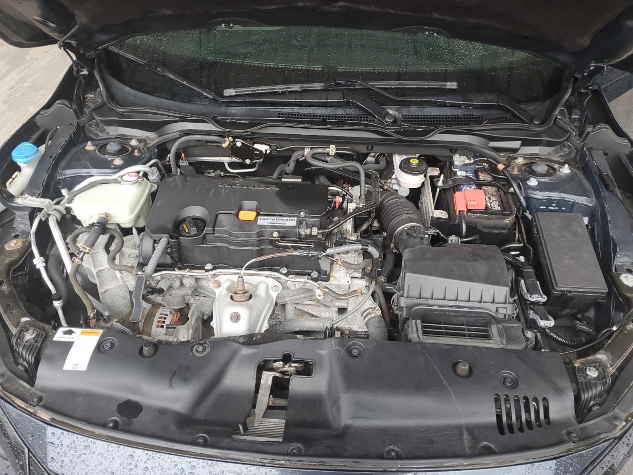 2019 Honda Civic VIN 2HGFC2F65KH554398 Copart auction photo, rear end damage thumbnail 13