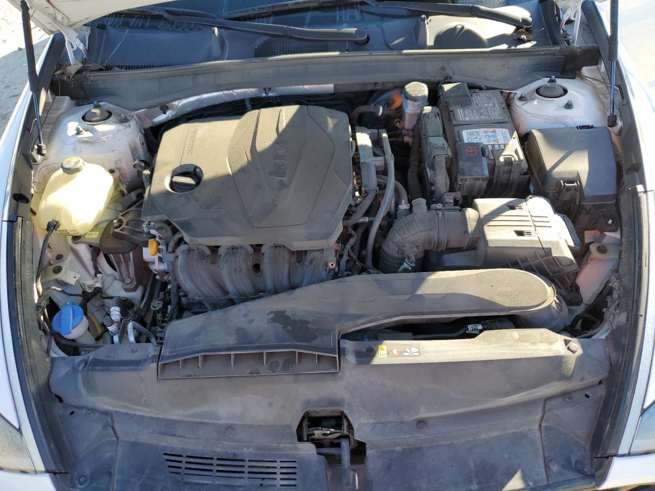 2020 Hyundai Sonata VIN 5NPEF4JA8LH001911 Copart auction photo, rear end damage thumbnail 13