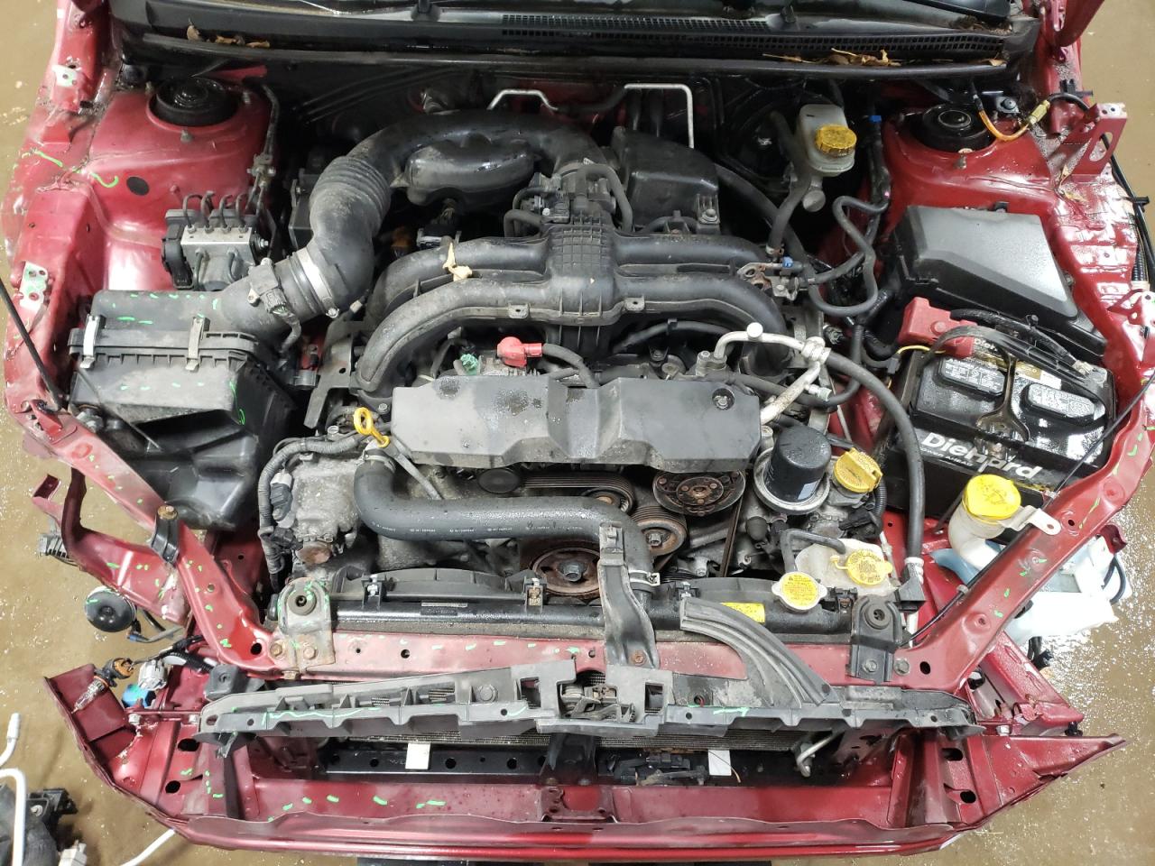 2016 Subaru Impreza VIN JF1GPAB6XG8251479 Copart auction photo, front end / side damage thumbnail 11