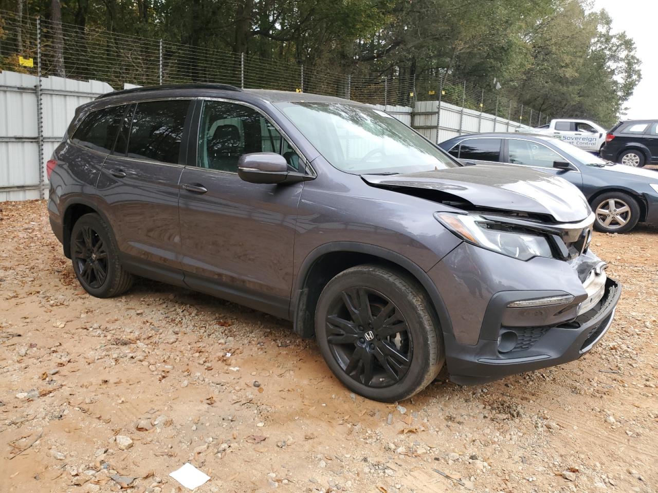 2021 Honda Pilot VIN 5FNYF5H25MB045320 Copart auction photo, front end damage thumbnail 4