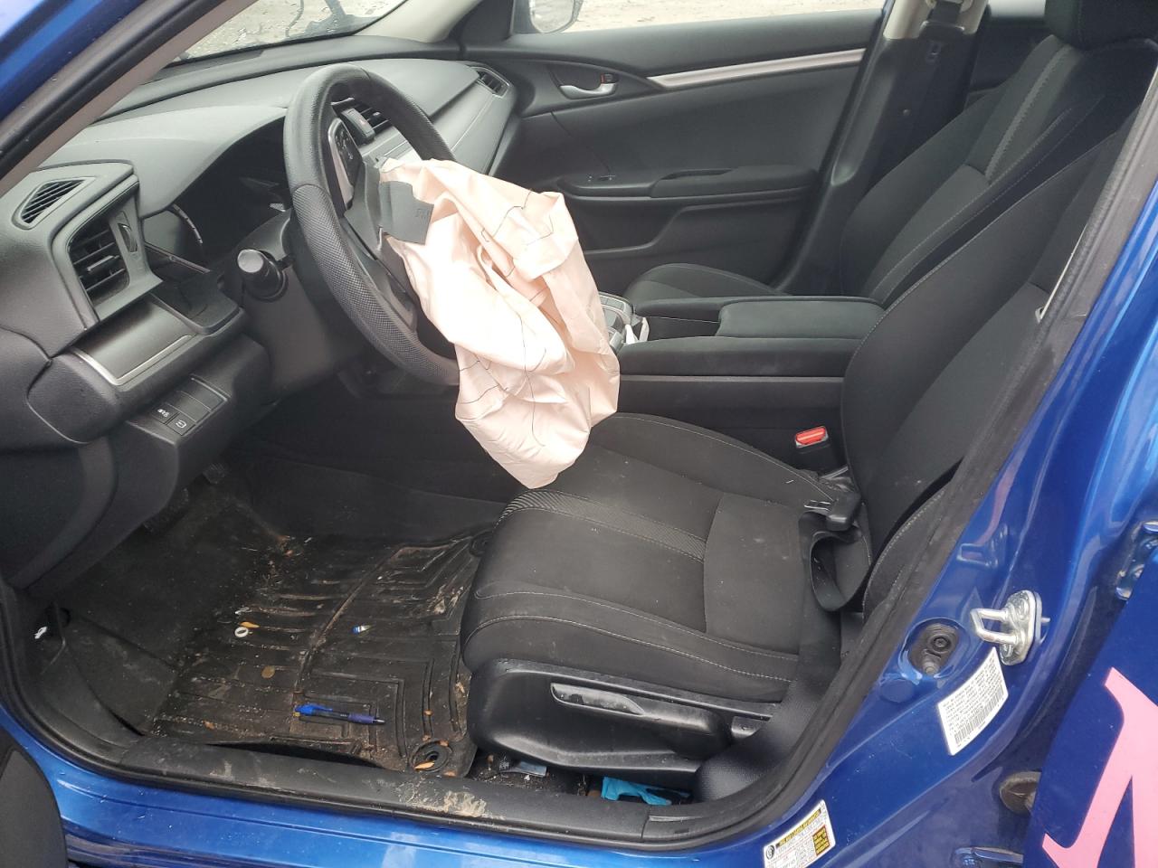 2017 Honda Civic VIN 19XFC2F55HE080236 Copart auction photo, front end damage thumbnail 7