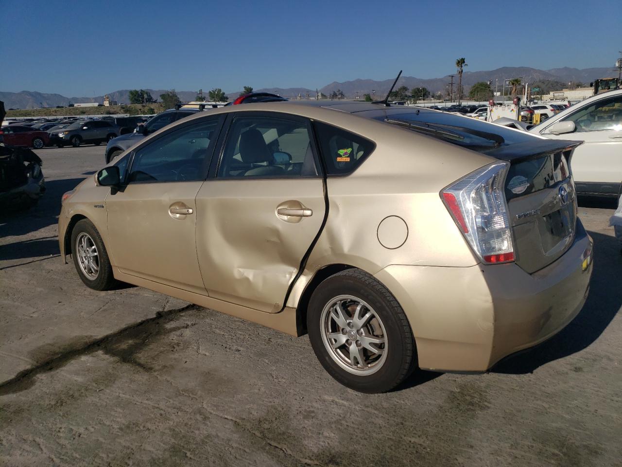 2011 Toyota Prius VIN JTDKN3DU7B0255658 Copart auction photo, all over damage thumbnail 2