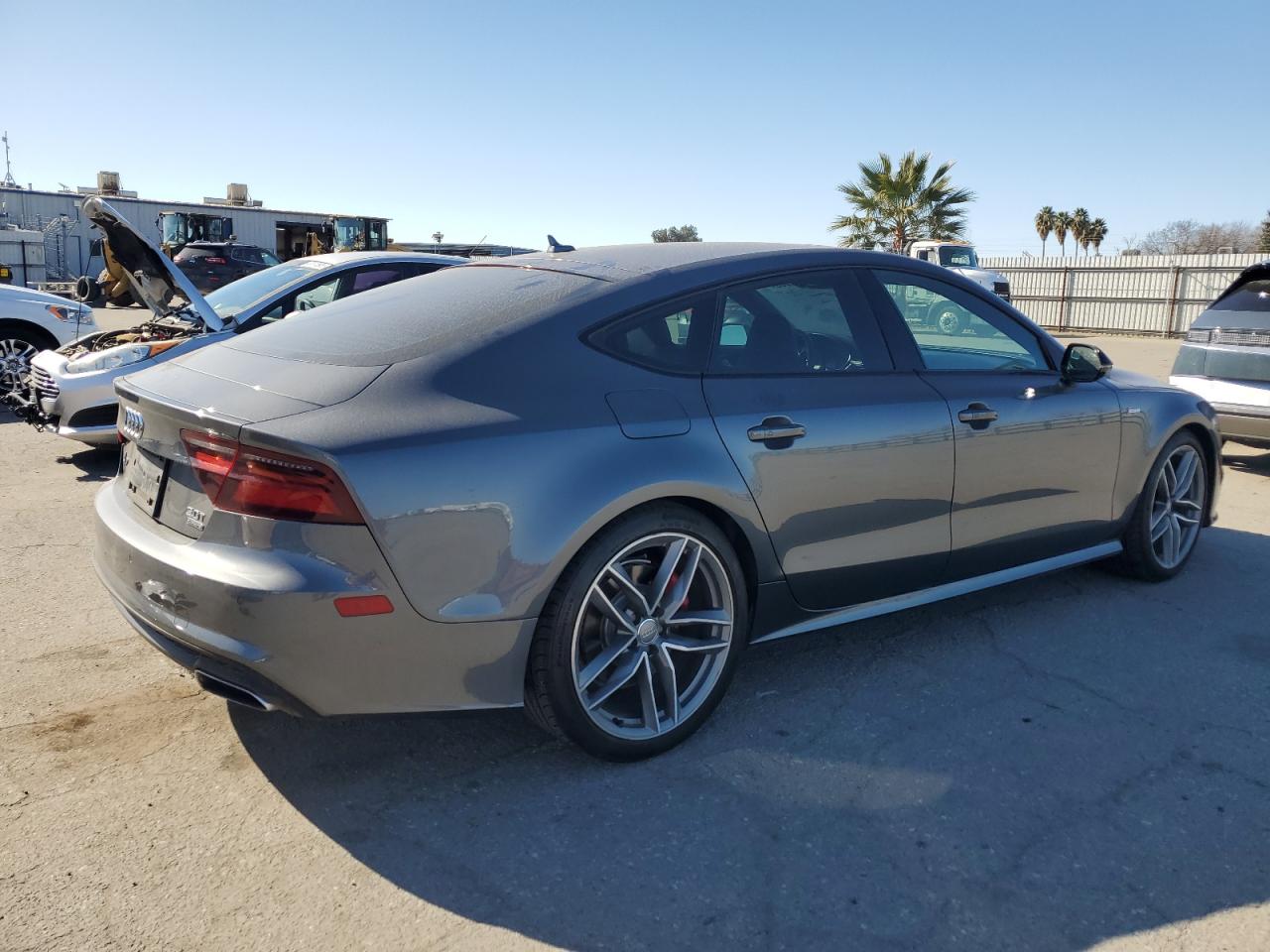 2017 Audi A7 VIN WAUW3AFC2HN051875 Copart auction photo, rear end damage thumbnail 3