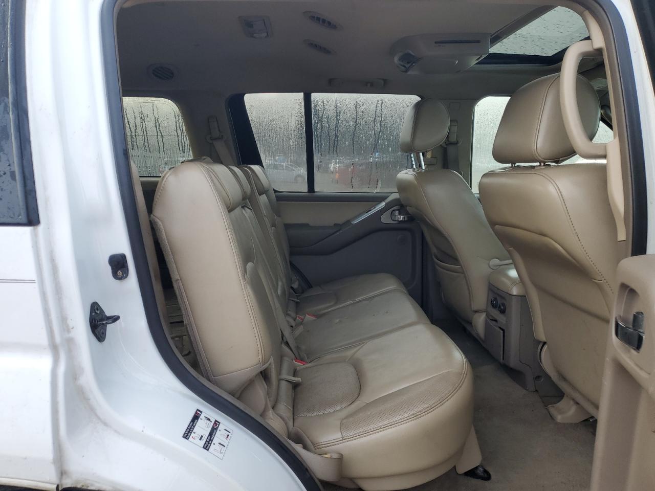 2008 Nissan Pathfinder VIN 5N1AR18BX8C643502 Copart auction photo, front end / side damage thumbnail 12