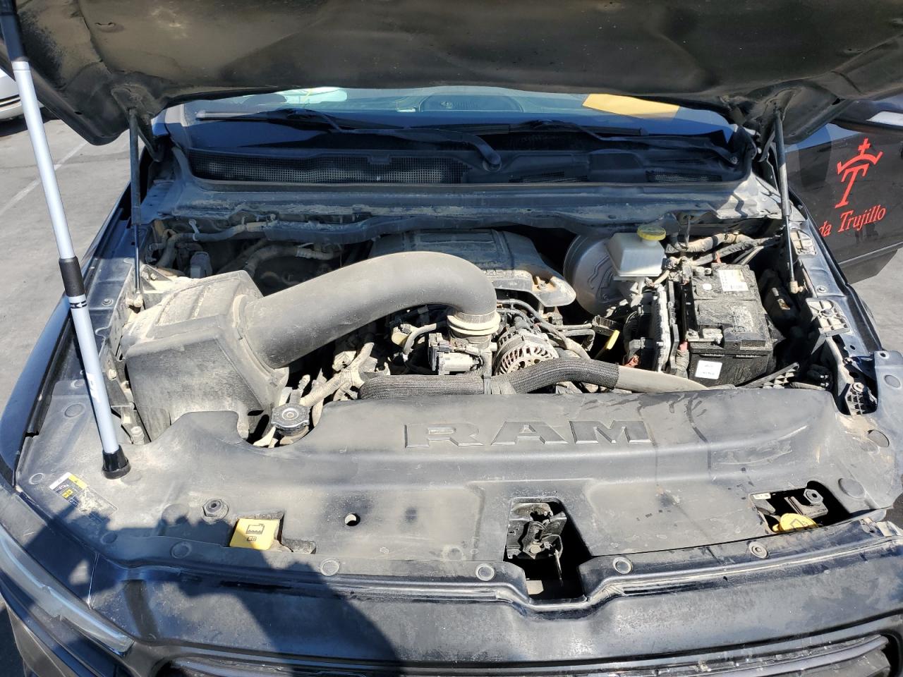 2019 RAM 1500 VIN 1C6SRFHT6KN566564 Copart auction photo, front end / undercarriage damage thumbnail 11