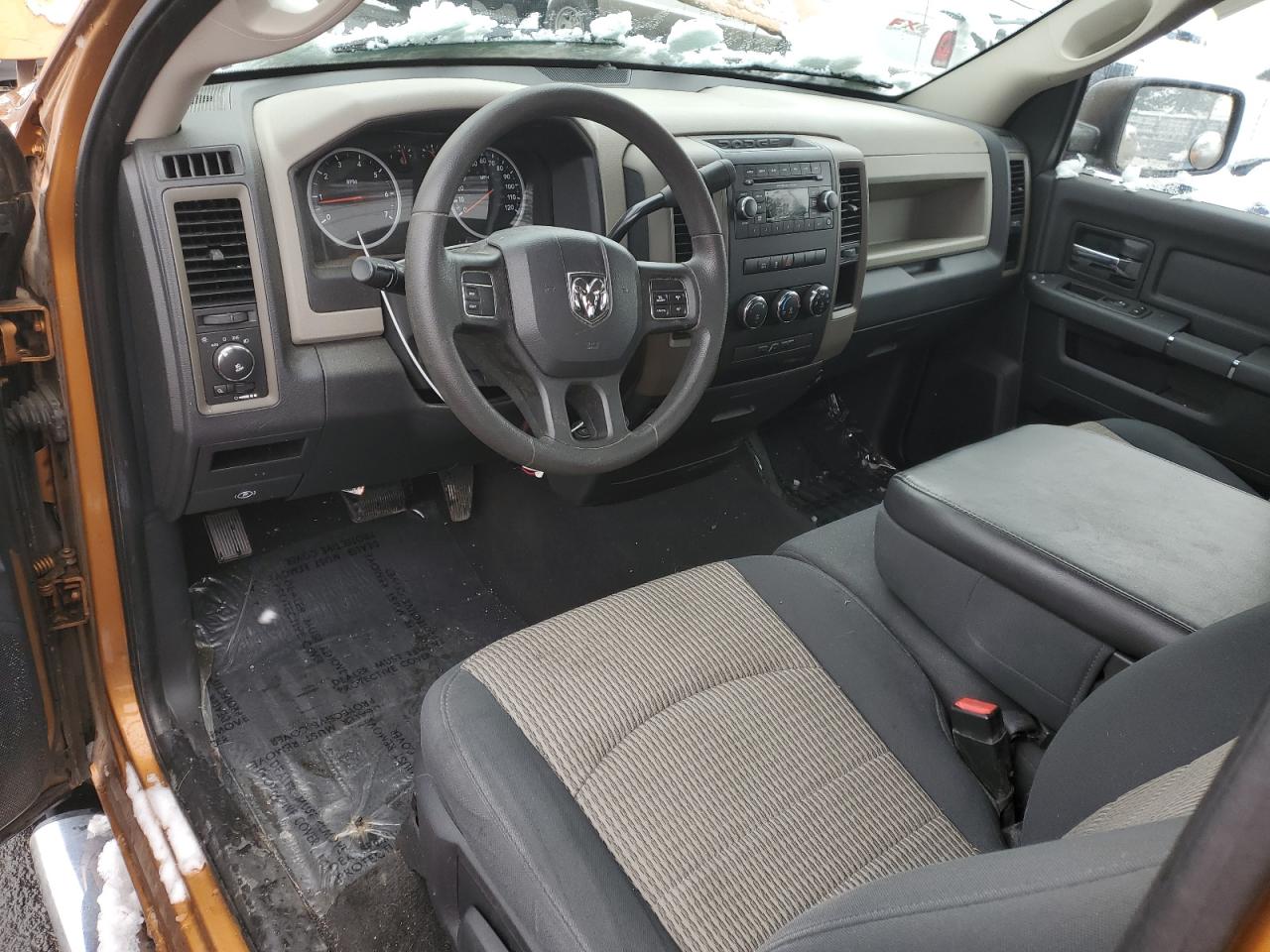 2012 Dodge RAM VIN 3C6JD7ATXCG267213 Copart auction photo, front end damage thumbnail 8