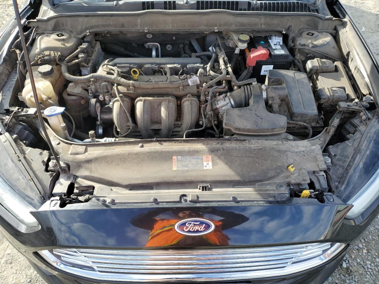 2014 Ford Fusion VIN 1FA6P0H75E5382260 Copart auction photo, side damage thumbnail 11