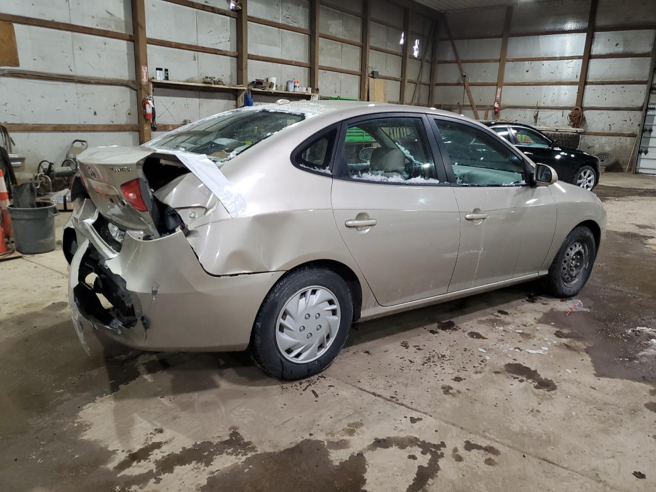 2008 Hyundai Elantra VIN KMHDU46D98U410111 Copart auction photo, rear end damage thumbnail 3