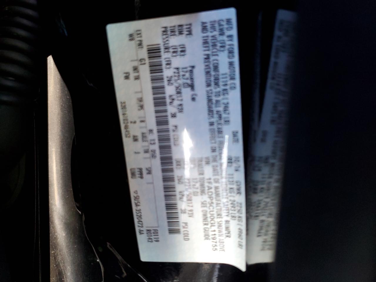 2016 Ford C-MAX VIN 1FADP5CU0GL119755 Copart auction photo, rear end damage thumbnail 13