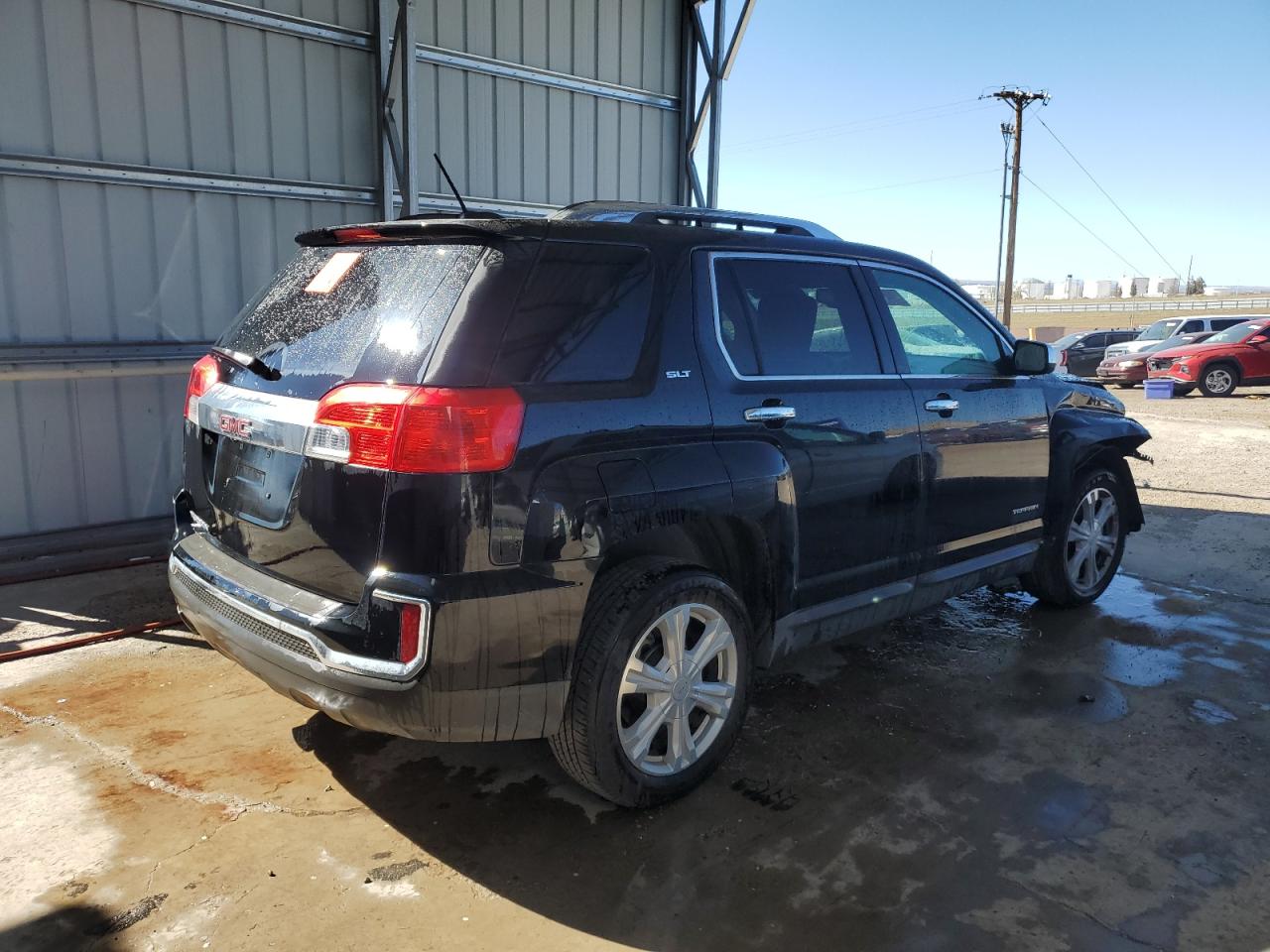 2017 GMC Terrain VIN 2GKALPEK1H6133887 Copart auction photo, front end / vandalism damage thumbnail 3