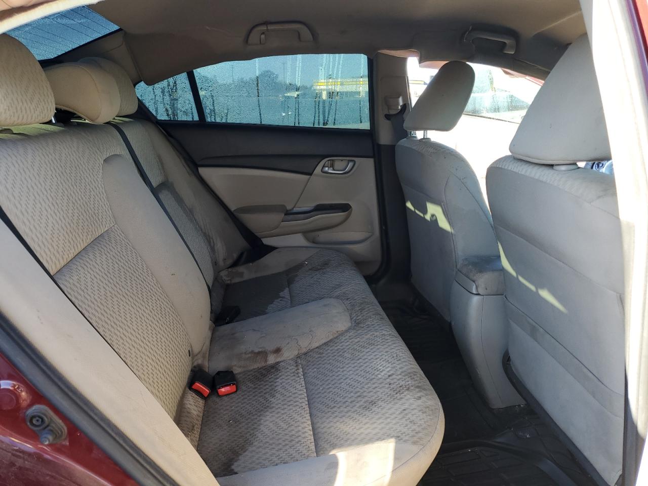 2015 Honda Civic VIN 2HGFB2F56FH534855 Copart auction photo, front end / top/roof damage thumbnail 10