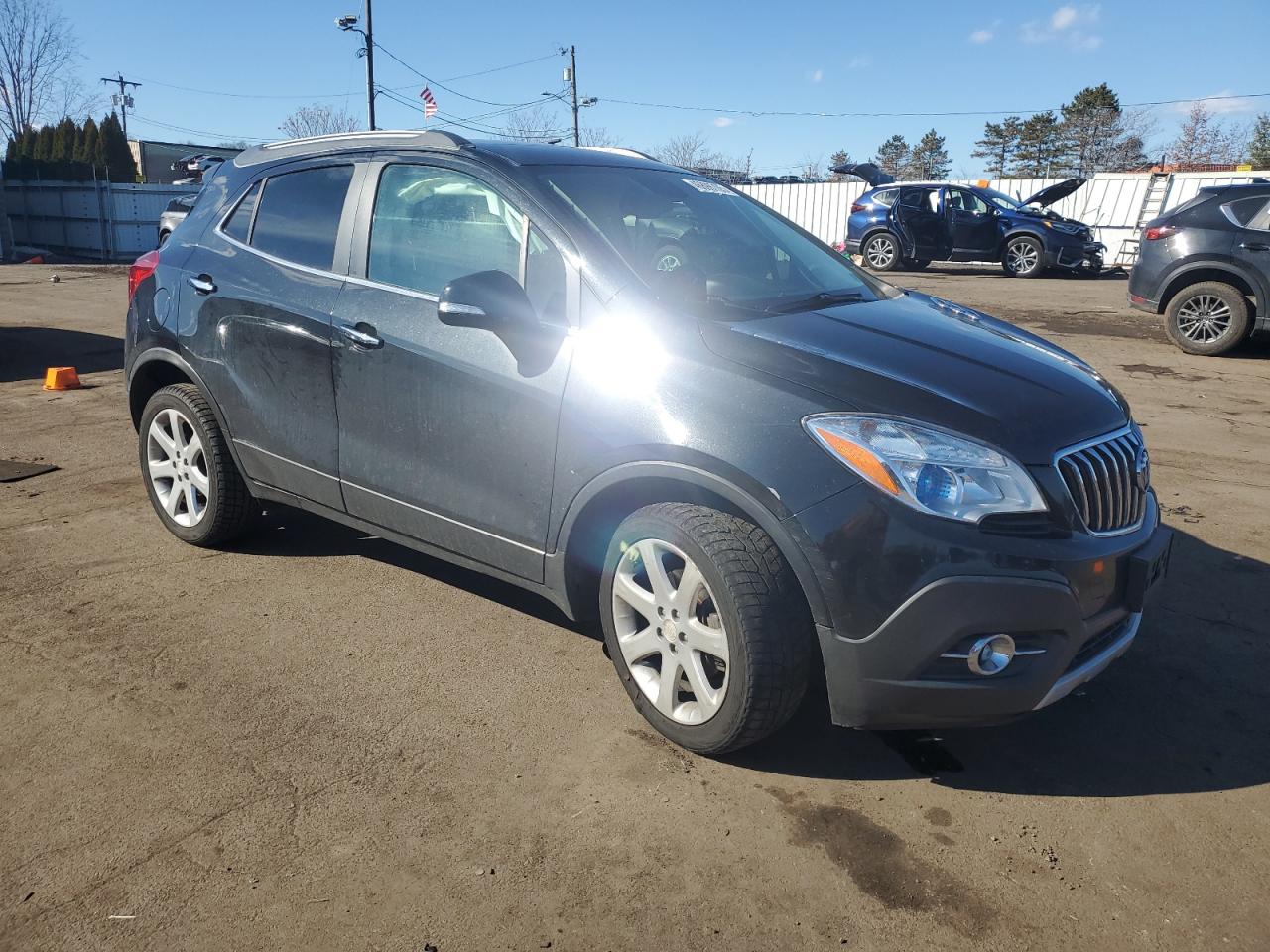 2015 Buick Encore VIN KL4CJGSB7FB152110 Copart auction photo, front end damage thumbnail 4