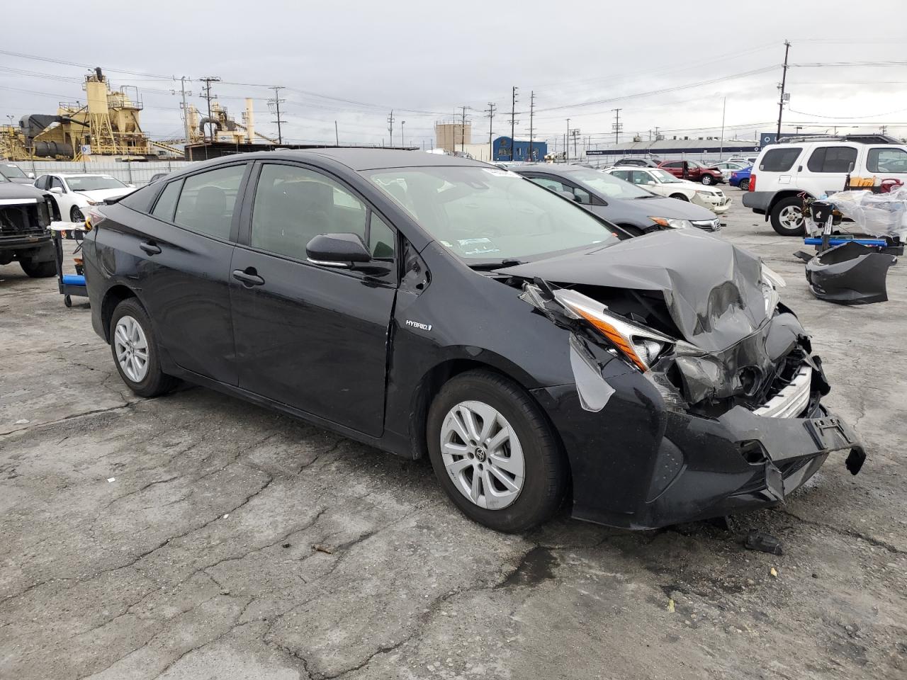 2017 Toyota Prius VIN JTDKARFU1H3031644 Copart auction photo, front end / rear end damage thumbnail 4