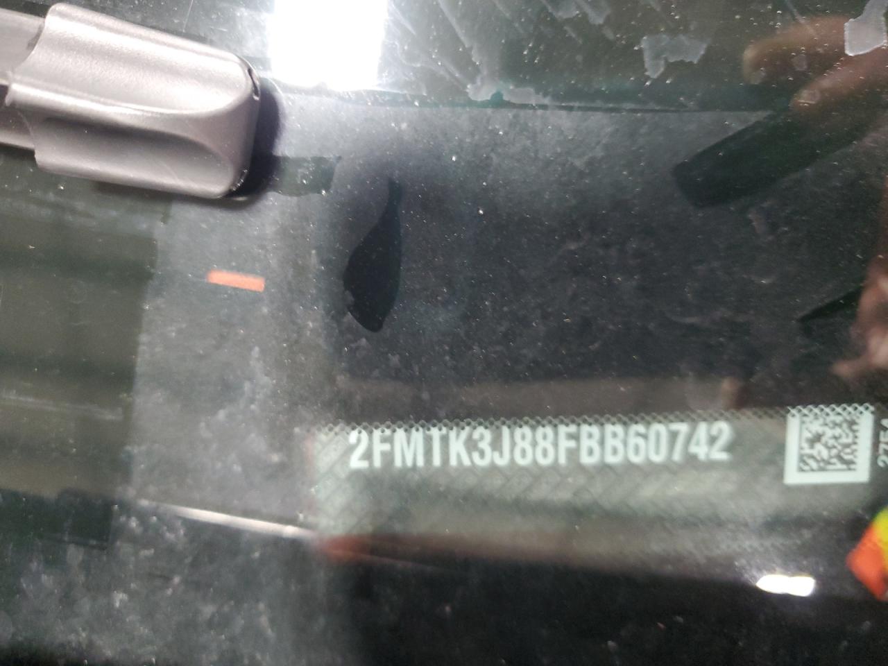 2015 Ford Edge VIN 2FMTK3J88FBB60742 Copart auction photo, front end damage thumbnail 15