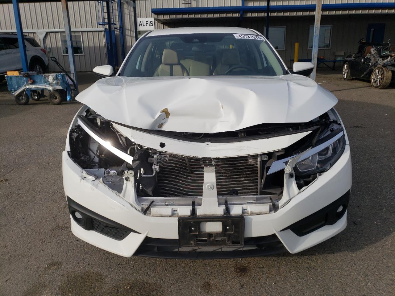 2016 Honda Civic VIN 19XFC2F66GE219605 Copart auction photo, front end damage thumbnail 5