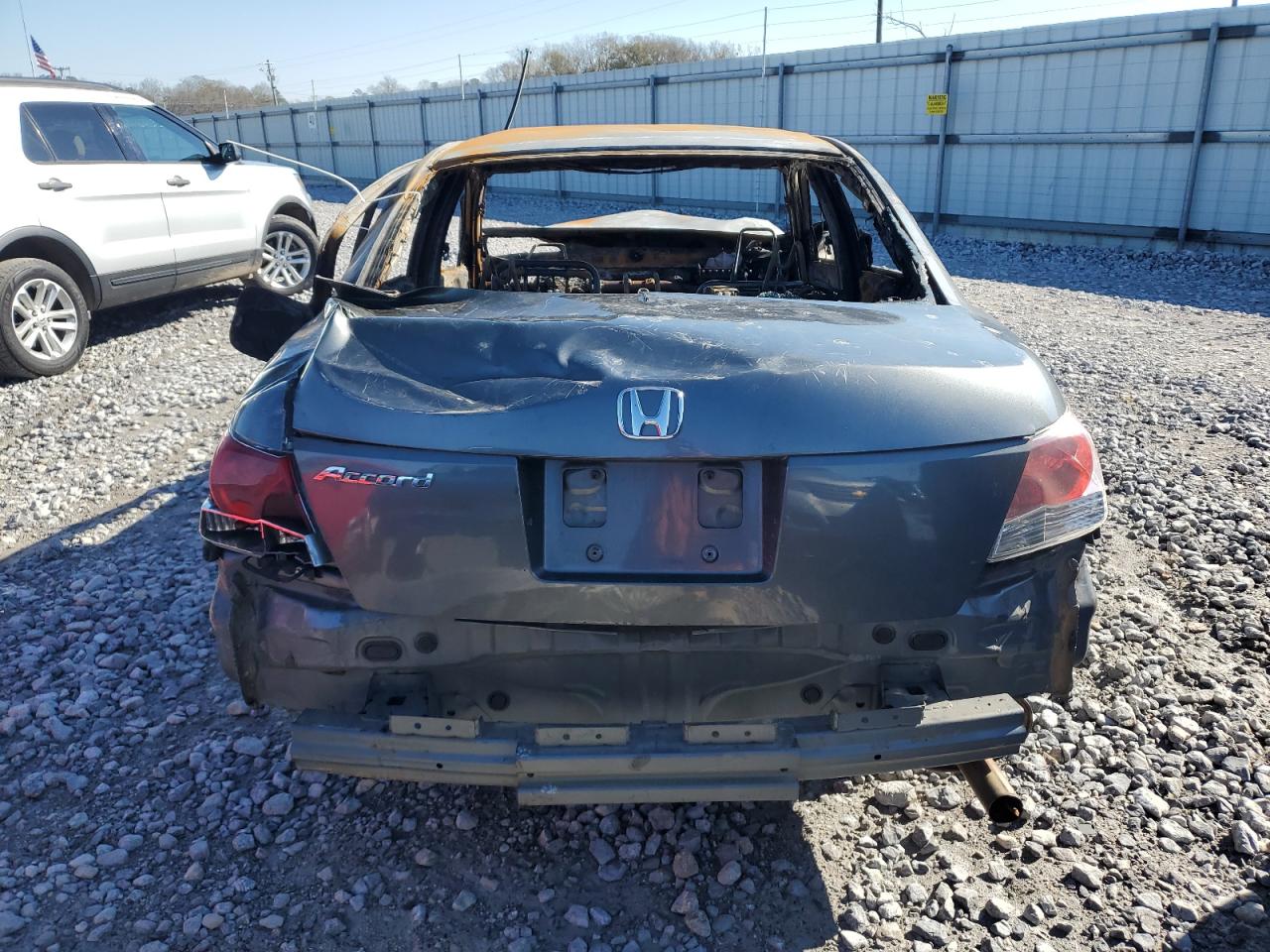 2010 Honda Accord VIN 1HGCP2F3XAA156159 Copart auction photo, burn damage thumbnail 6