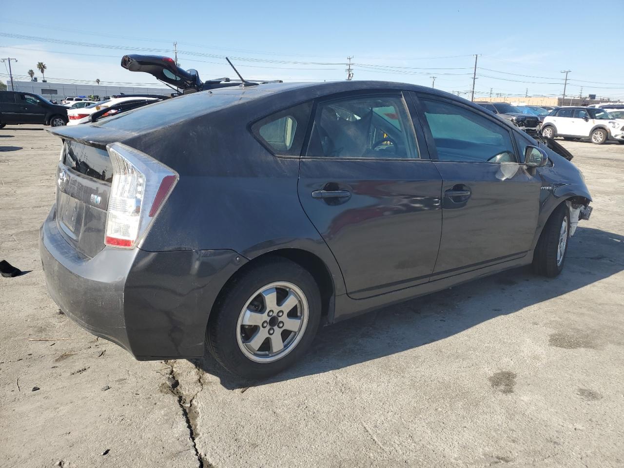 2010 Toyota Prius VIN JTDKN3DU0A0128815 Copart auction photo, front end / rear end damage thumbnail 3
