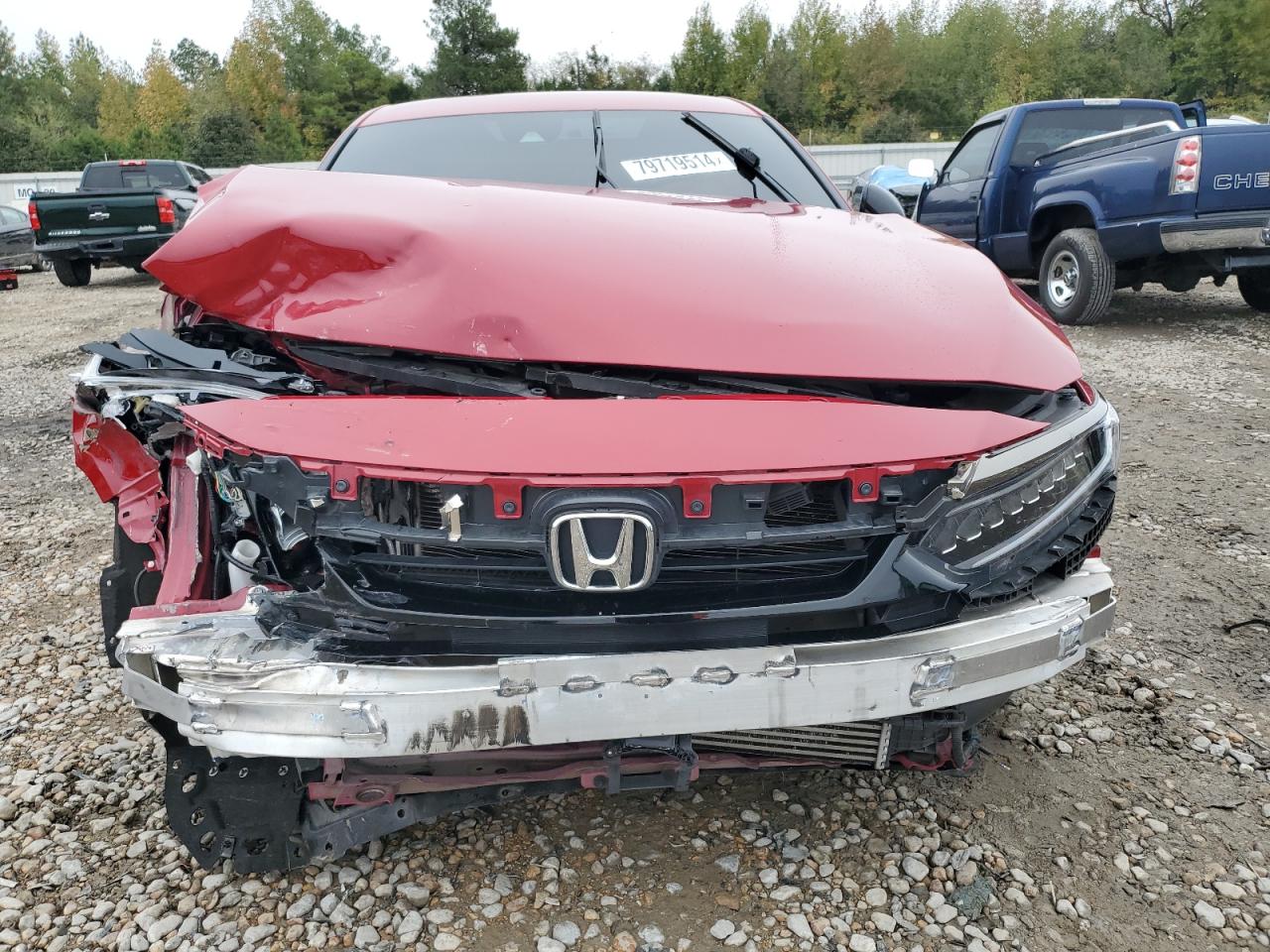 2022 Honda Accord VIN 1HGCV1F3XNA058688 Copart auction photo, front end damage thumbnail 5