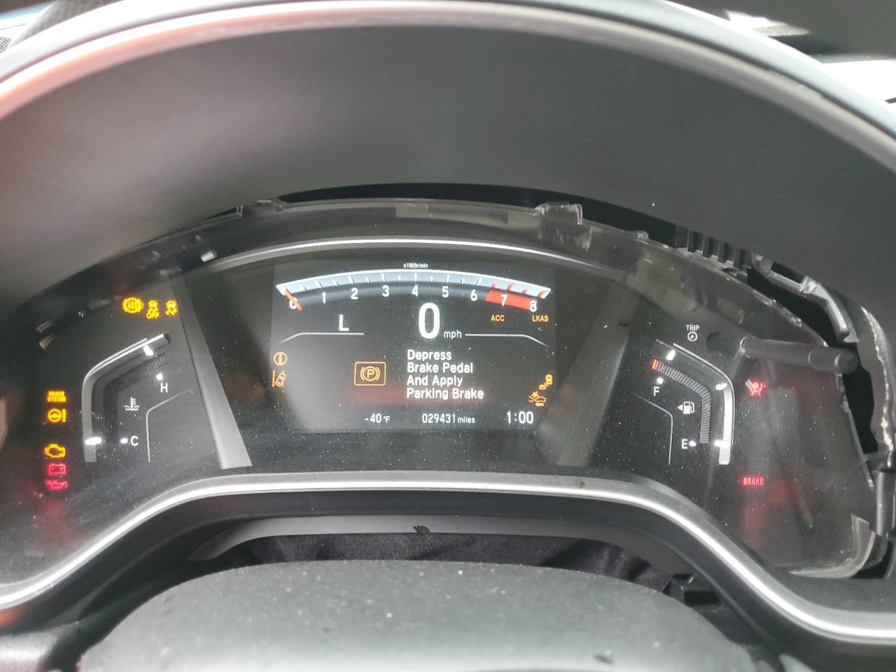 2018 Honda CR-V VIN 2HKRW2H52JH611976 Copart auction photo, all over damage thumbnail 9