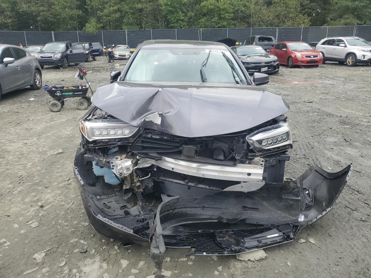 2020 Acura TLX VIN 19UUB1F32LA007678 Copart auction photo, front end damage thumbnail 5