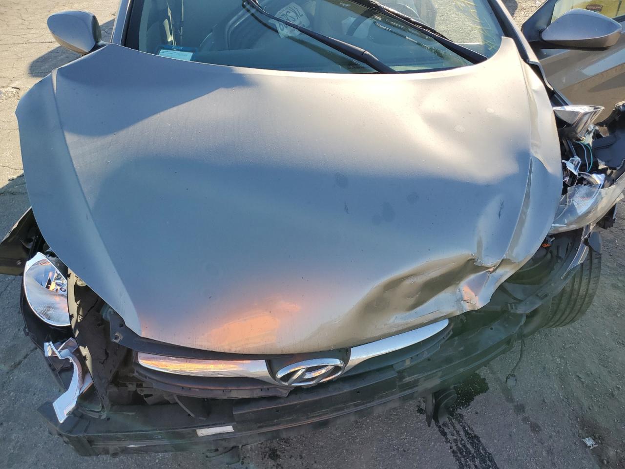 2013 Hyundai Elantra VIN 5NPDH4AE7DH253272 Copart auction photo, front end / minor dent/scratches damage thumbnail 12