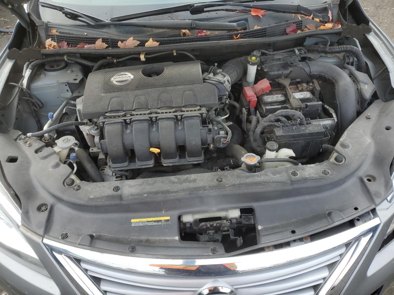 2014 Nissan Sentra VIN 3N1AB7AP3EL668472 Copart auction photo, front end damage thumbnail 11