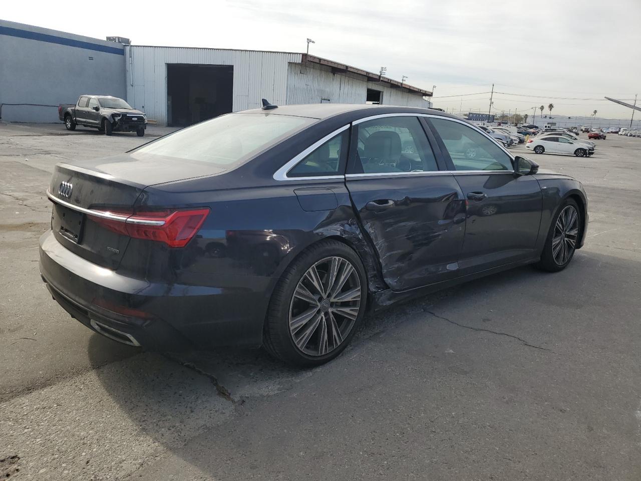 2019 Audi A6 VIN WAUL2AF21KN026955 Copart auction photo, side / rear end damage thumbnail 3