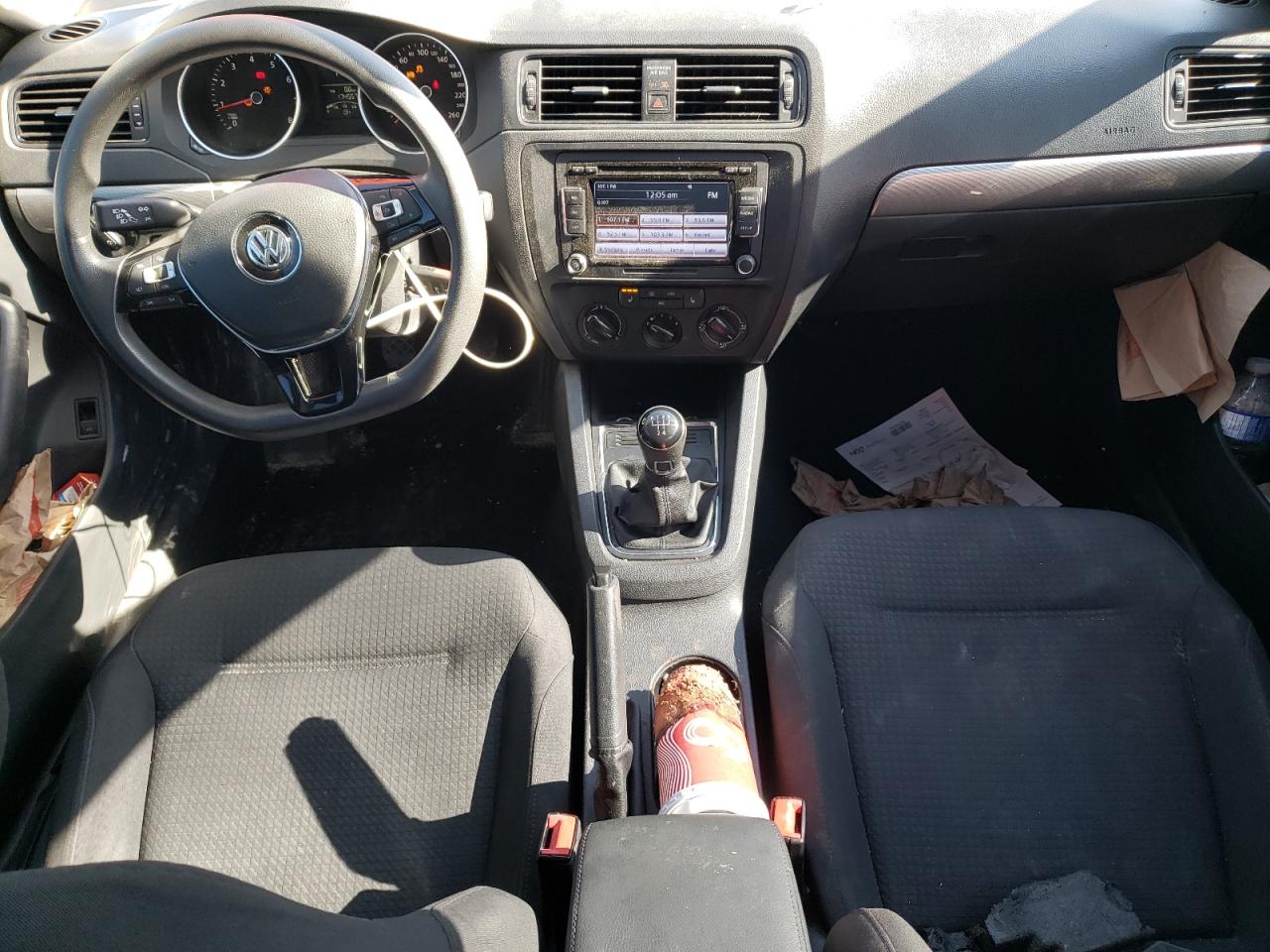 2015 Volkswagen Jetta VIN 3VW1K7AJXFM210090 Copart auction photo, front end damage thumbnail 8