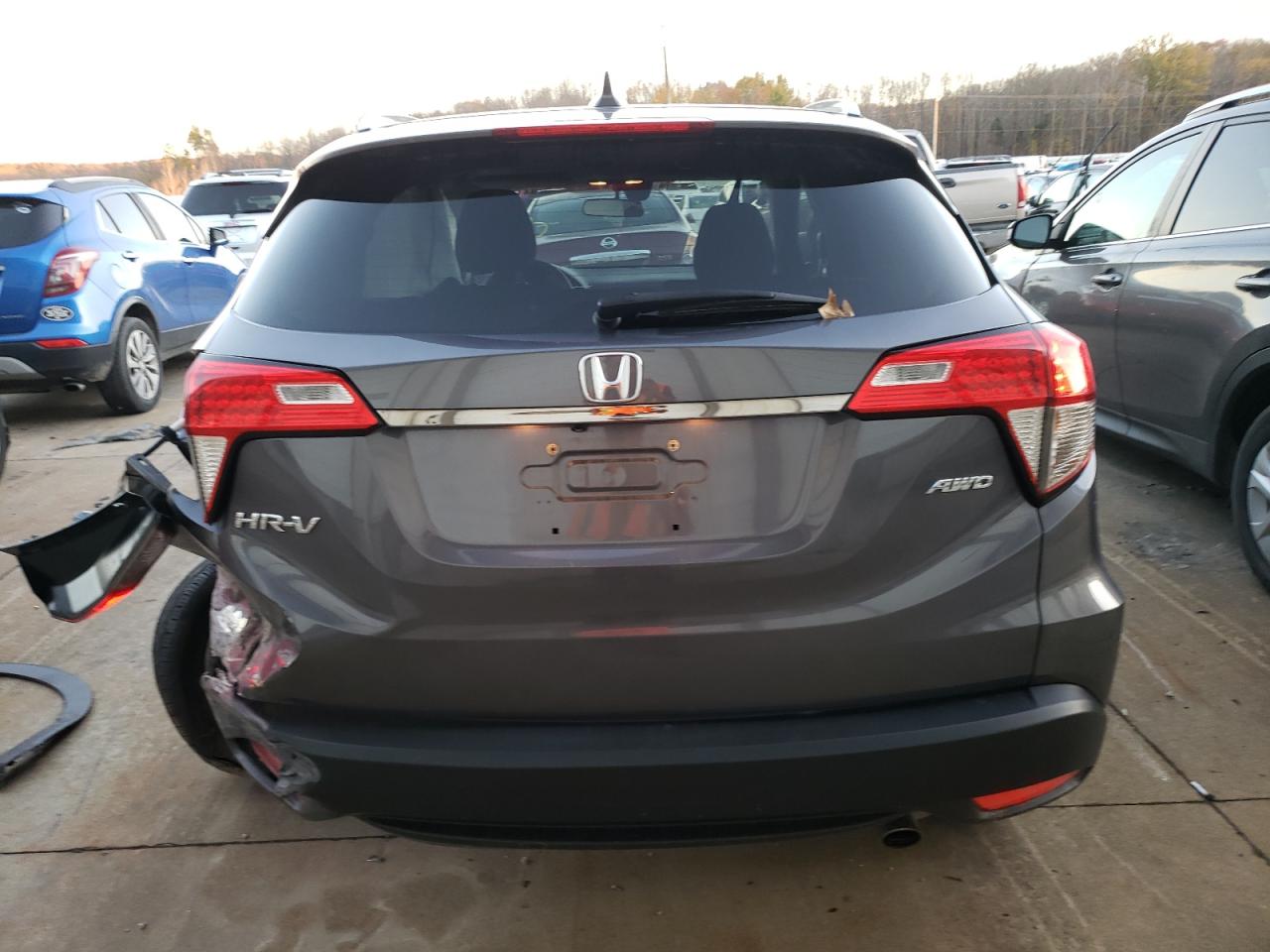 2022 Honda HR-V VIN 3CZRU6H51NM761357 Copart auction photo, rear end damage thumbnail 6