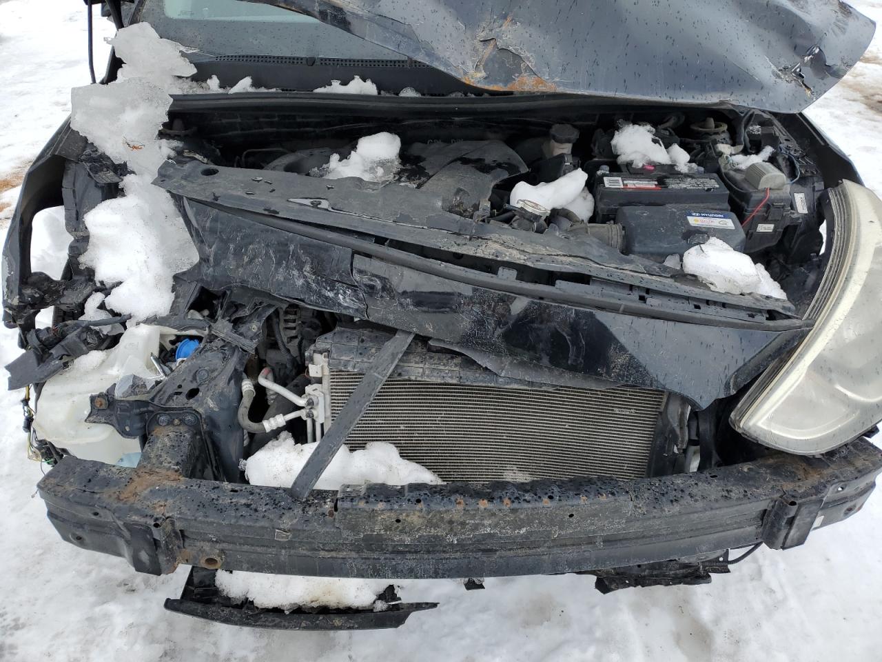 2016 Hyundai Accent VIN KMHCT5AE6GU242009 Copart auction photo, front end damage thumbnail 11