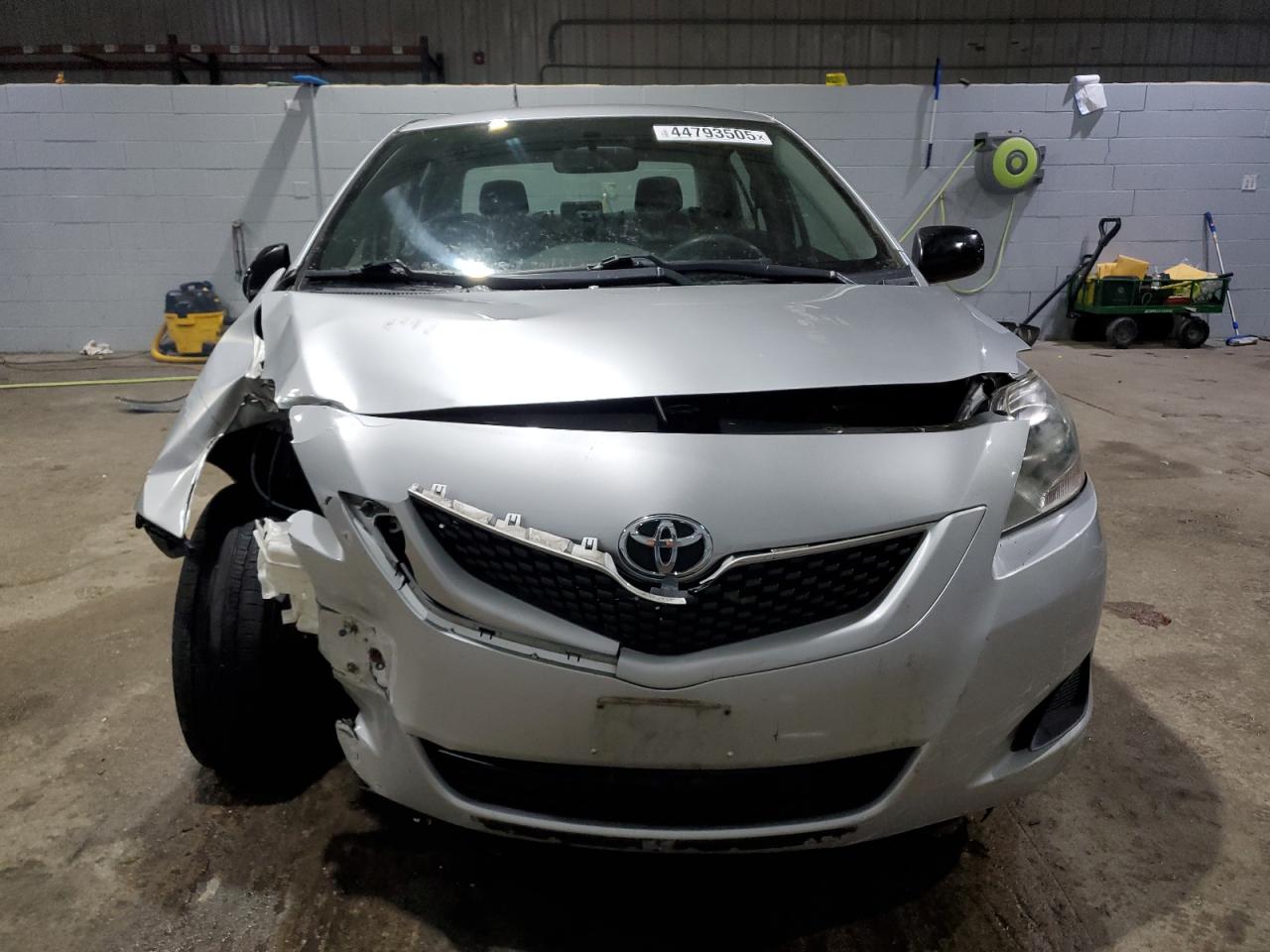 2012 Toyota Yaris VIN JTDBT4K39C1415296 Copart auction photo, front end damage thumbnail 5