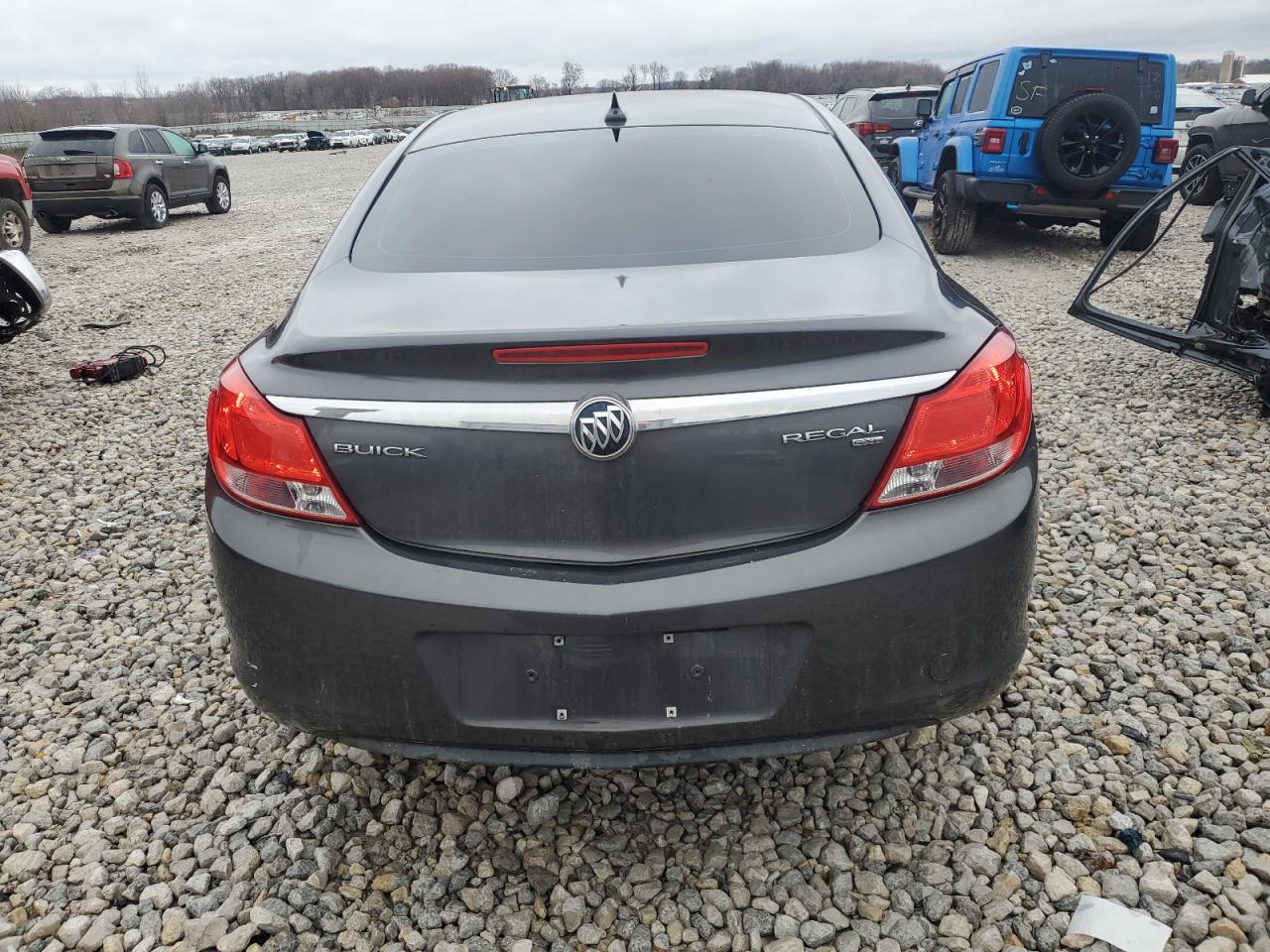 2011 Buick Regal VIN W04GN5EC4B1084671 Copart auction photo, side / front end damage thumbnail 6