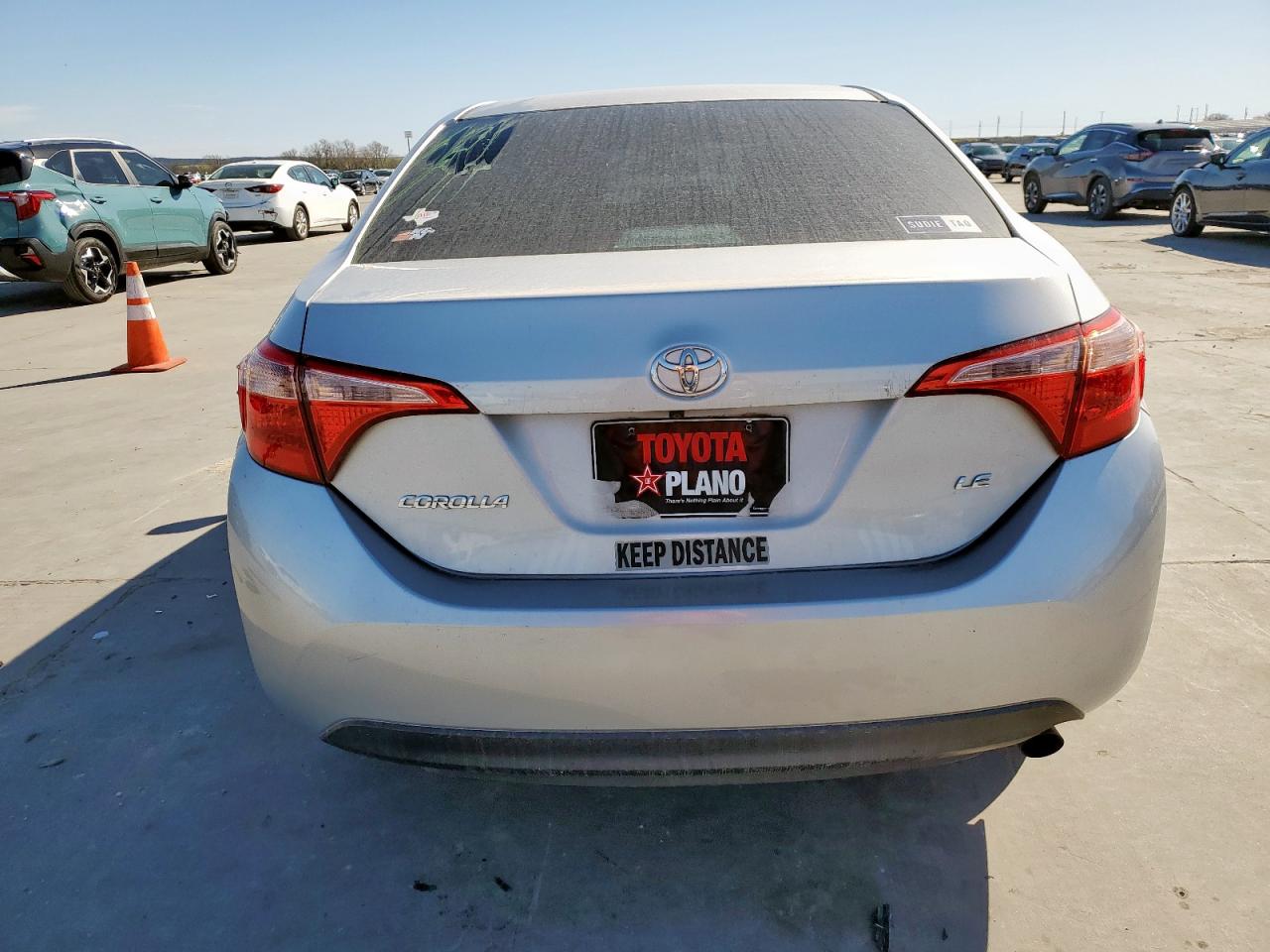 2017 Toyota Corolla VIN 5YFBURHE3HP604662 Copart auction photo, front end damage thumbnail 6