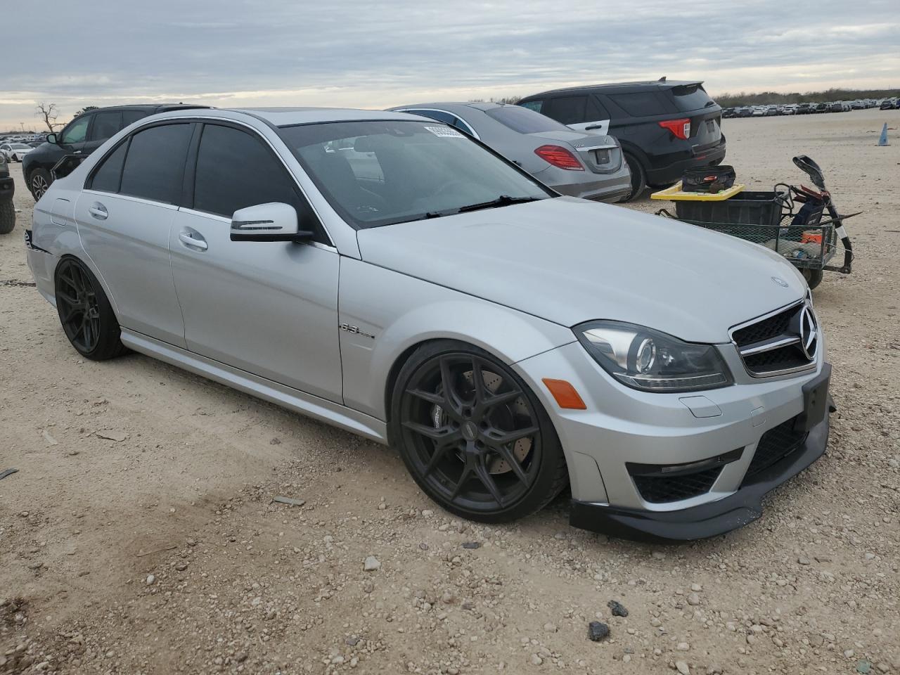 2013 Mercedes-Benz C-klasse VIN WDDGF7HB5DA872143 Copart auction photo, rear end damage thumbnail 4