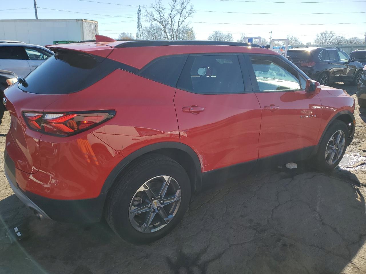 2019 Chevrolet Blazer VIN 3GNKBCRS9KS622060 Copart auction photo, front end damage thumbnail 3