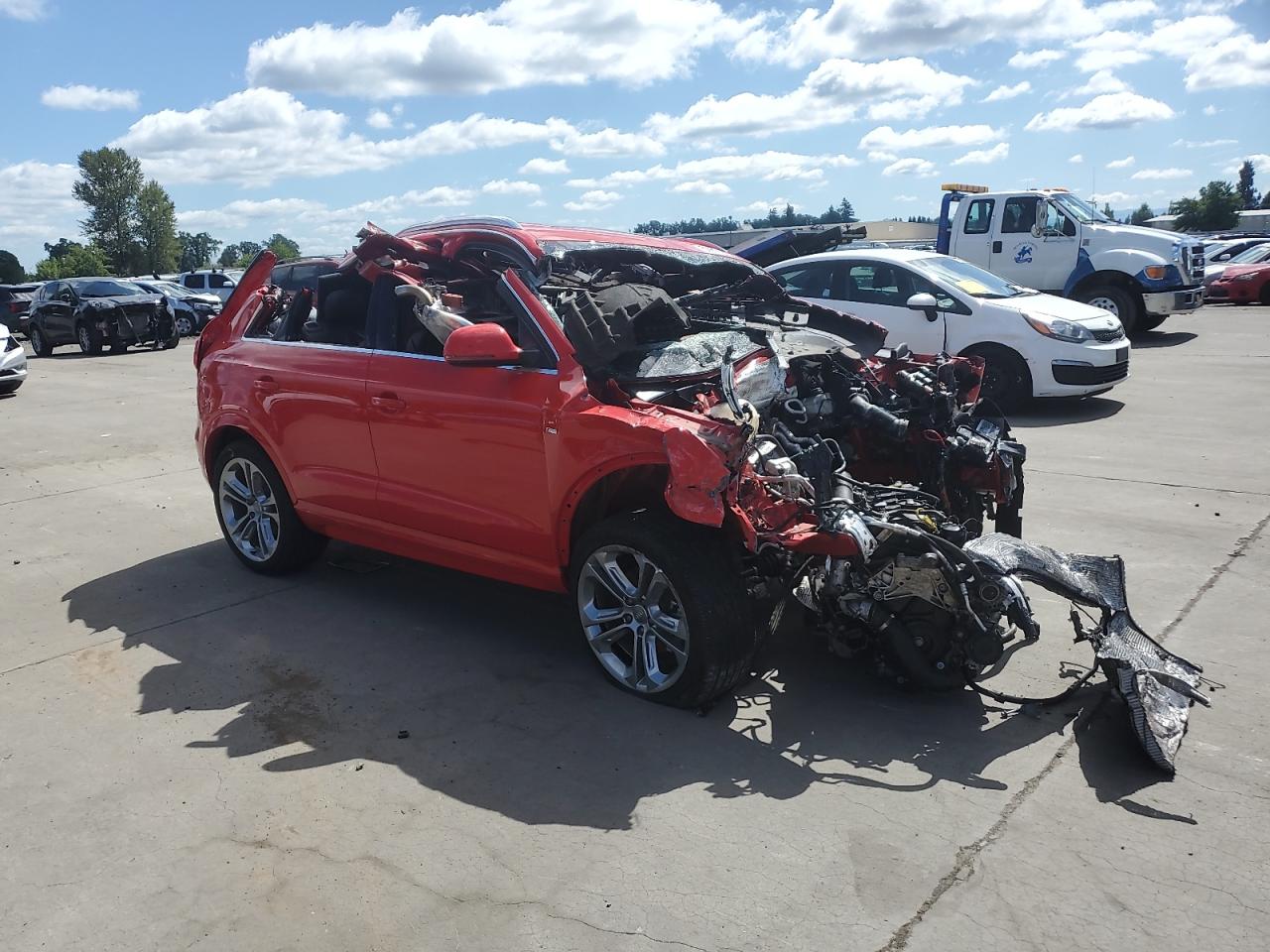 2018 Audi Q3 VIN WA1JCCFSXJR014419 Copart auction photo, all over damage thumbnail 4