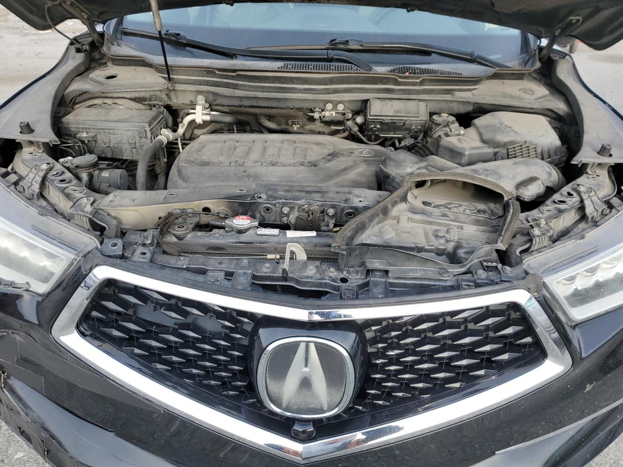 2017 Acura MDX VIN 5FRYD3H89HB001274 Copart auction photo, front end / side damage thumbnail 14