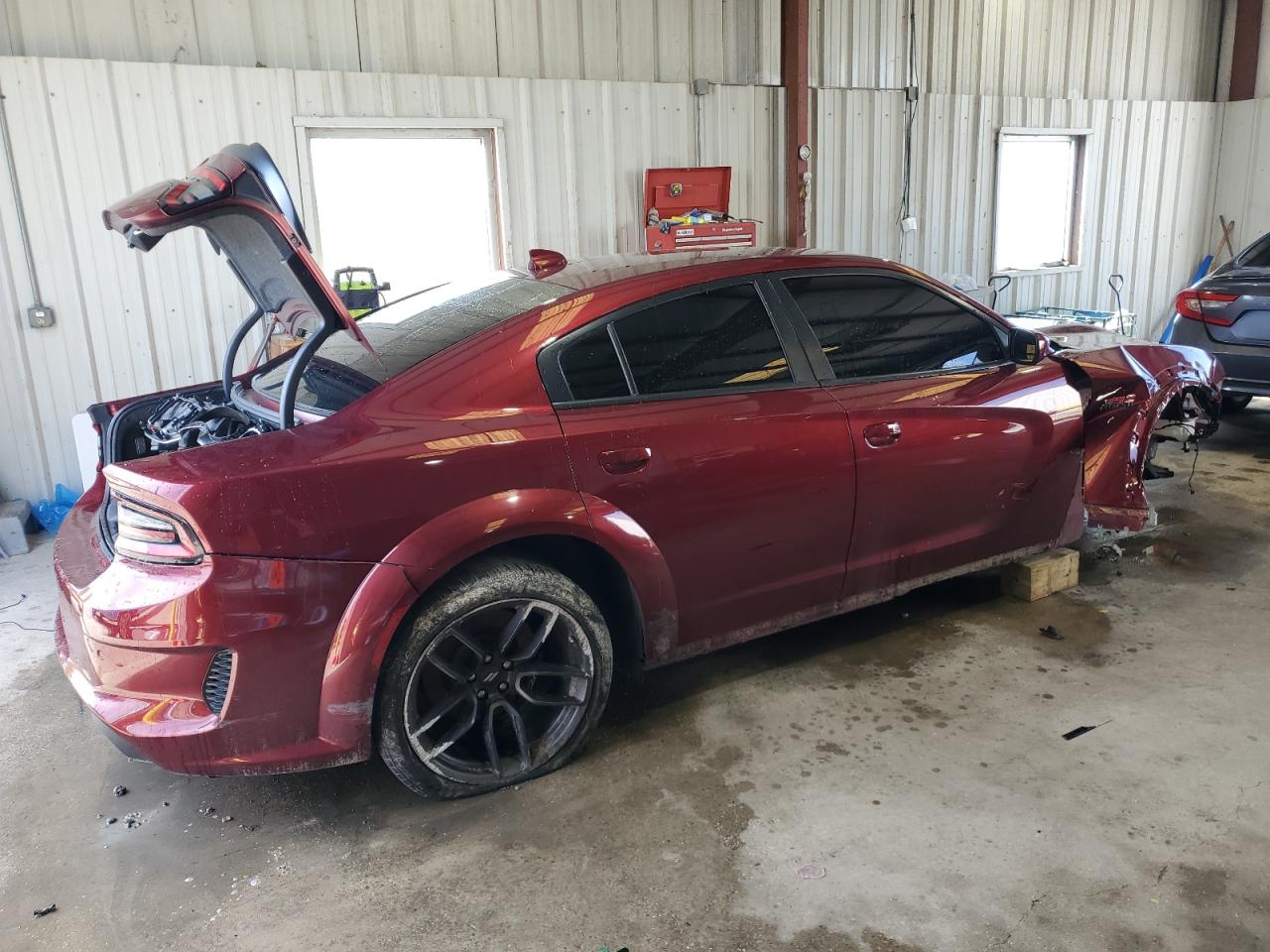 2021 Dodge Charger VIN 2C3CDXGJ6MH601931 Copart auction photo, front end damage thumbnail 3