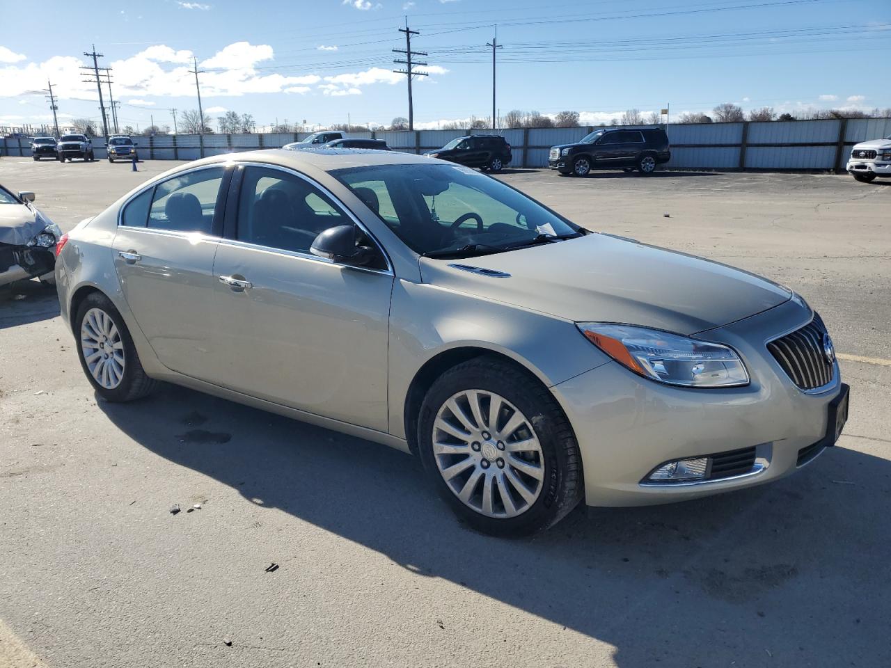 2013 Buick Regal VIN 2G4GS5EV8D9143537 Copart auction photo, rear end damage thumbnail 4