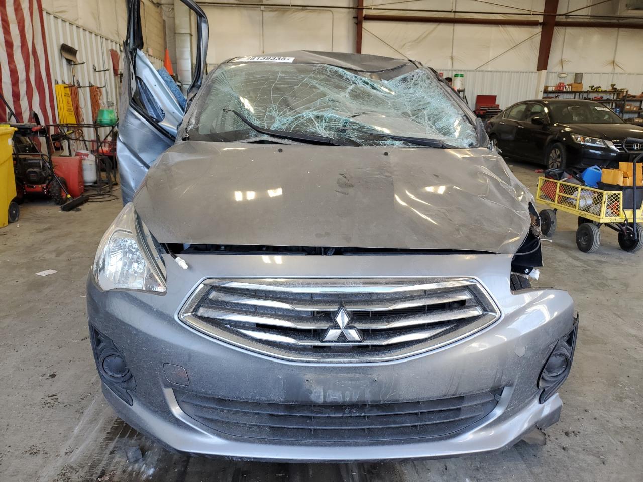 2019 Mitsubishi Mirage VIN ML32F3FJ0KHF09038 Copart auction photo, all over damage thumbnail 5