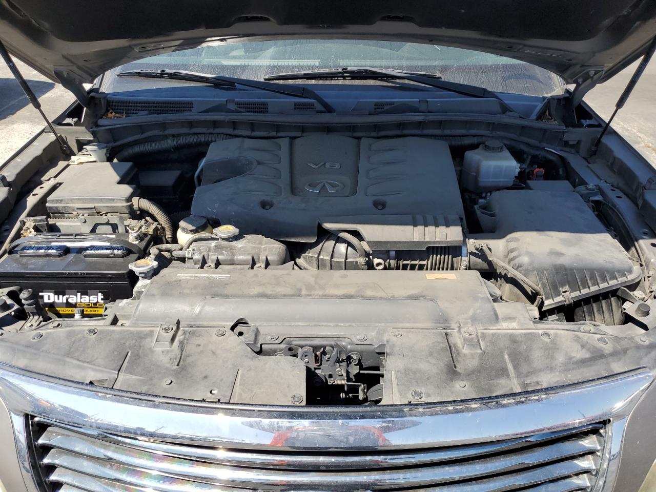 2011 Infiniti QX56 VIN JN8AZ2NE1B9005513 Copart auction photo, undercarriage / minor dent/scratches damage thumbnail 11