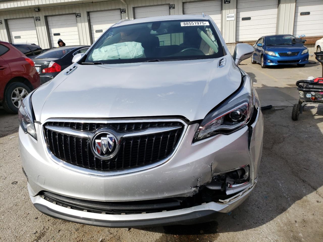 2019 Buick Envision VIN LRBFXCSA7KD021094 Copart auction photo, front end damage thumbnail 5